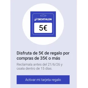 Regalo Decathlon: Cheque de 5€ por compras de 35€