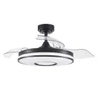 Ventilador de Techo Negro Dani 72W, 7200lm DC