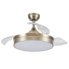 Ventilador de 48W Cala Cuero, elegante y potente de 4800lm