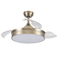 Ventilador de 48W Cala Cuero, elegante y potente de 4800lm