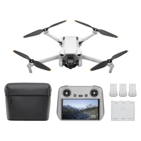 Dron ultraligero 4K HDR DJI Mini 3 Pack con 3 baterías