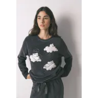 Pijama largo polar para mujer y hombre en varios colores