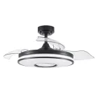 Ventilador 3 Aspas Negro 48W 4800LM con 6 Velocidades