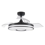 Ventilador 3 Aspas Negro 48W 4800LM con 6 Velocidades