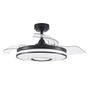 Ventilador 3 Aspas Negro 48W 4800LM con 6 Velocidades