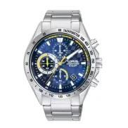 Reloj Lorus Sport cronógrafo para hombre – 100m WR, dial azul