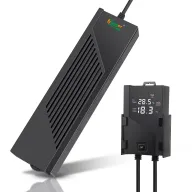Calentador sumergible Hygger para acuario con termostato digital 500W