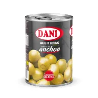 Aceitunas Rellenas de Anchoa (Extra Grandes) 350 gr. Dani