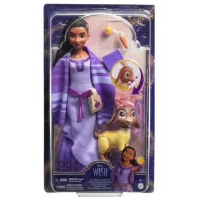 Set de figuras Disney Wish: Princesa Asha y Valentino