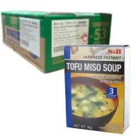 Sopa instantánea de miso con tofu S&B 30 gr