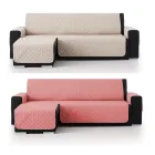 Funda Reversible Acolchada para Sofá Chaise Longue