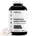 Magnesio Puro Bisglicinato 350mg - 240 Cápsulas para 4 Meses