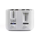 Tostador de Pan Blanco LIVOO DOD167 de 4 Ranuras 1500W