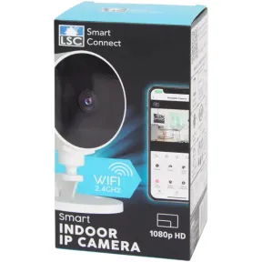 Cámara IP 1080p HD inteligente para interiores y seguridad