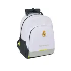 Mochila Escolar Real Madrid C.F. Blanco 32 x 42 x 15 cm.