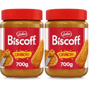 Crema Dulce para Untar Lotus Biscoff, 2 tarros 700 g