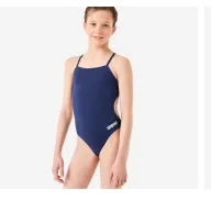 Bañador Natación Arena Solid Niña Azul Marino 8-15 años