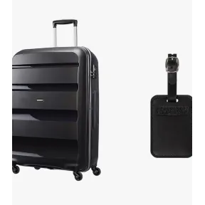 Maleta negra Bon AIR spinner L de American Tourister 75 cm