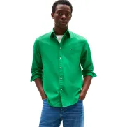 Camisa Regular Fit Hombre Tommy Hilfiger S M L Flex Poplin