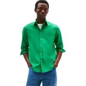 Camisa Regular Fit Hombre Tommy Hilfiger S M L Flex Poplin