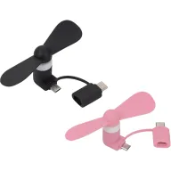 Mini Ventilador USB 2 en 1 para Teléfono