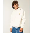 Sudadera con capucha y gráfico del Real Madrid CF cuadrada