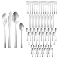 Set de Cubertería Elegante de 72 Piezas en Acero Inoxidable
