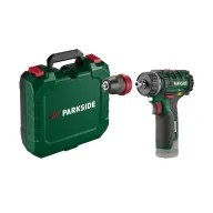 Taladrador recargable 12 V Parkside con atornillador integrado