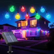 Guirnaldas de Luces Solar Exterior 10M, 8 Modos IP65