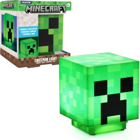 Lámpara Creeper de Minecraft con sonido incluido