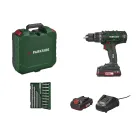 Taladrador atornillador recargable Parkside 20 V