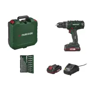 Taladrador atornillador recargable Parkside 20 V
