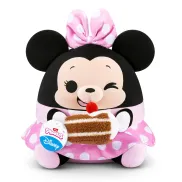 Peluche Snackles Disney Minnie con Accesorio de Snacks 35 cm