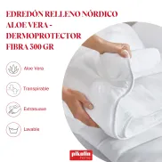 Edredón PIKOLIN Home Aloe Vera 300gr para Cama 135