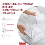 Edredón PIKOLIN Home Aloe Vera 300gr para Cama 135