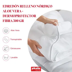 Edredón PIKOLIN Home Aloe Vera 300gr para Cama 135