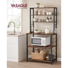 Estantería de Cocina VASAGLE con 6 Estantes y Ganchos.
