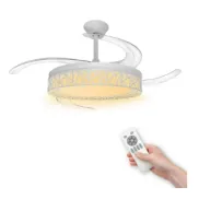 Ventilador LED 40W con Luz para Techo