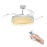 Ventilador LED 40W con Luz para Techo
