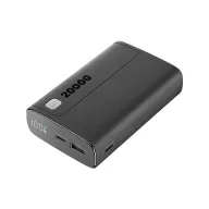Powerbank 20000 mAh Elite CellularLine, USB C y A, Negro