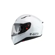 Casco Integral Blanco Brillo NZI Freccia Duo Solid Nouveau