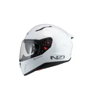 Casco Integral Blanco Brillo NZI Freccia Duo Solid Nouveau