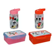 Fiambrera de Mickey y Minnie: Botella divertida para niños