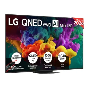 LG 65QNED87B6A 65" 4K QNED AI: Smart TV Mini LED