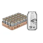 Pack de 24 Latas de Cerveza Especial La Rubia 33cl