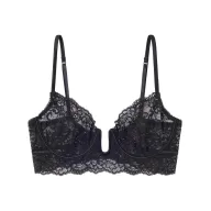 Bustier con Aros de Encaje y Lentejuelas para Mujer