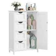 Gabinete de Almacenamiento para Baño VASAGLE con Cajones y Armario