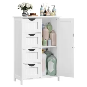 Gabinete de Almacenamiento para Baño VASAGLE con Cajones y Armario