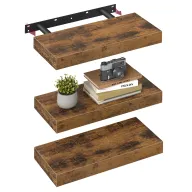 Estantes Flotantes VASAGLE, Juego de 3, 20 x 40 x 3,8 cm