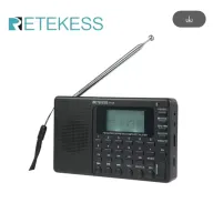 Radio portátil Retekess V115P con Bluetooth y luces de emergencia